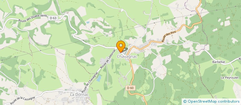 localisation de l'entreprise SCI 4 VENTS  LES COTEAUX PERIGOURDINS