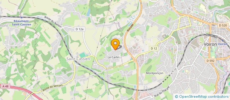 localisation de l'entreprise SCI 40  SAINT-CASSIEN