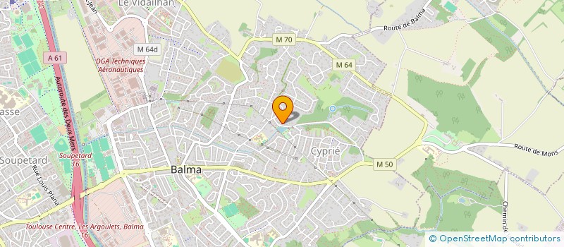localisation de l'entreprise SCI 40 à BALMA