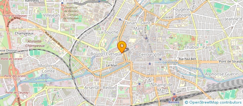 localisation de l'entreprise SCI 40 DE LA T.A.  RENNES