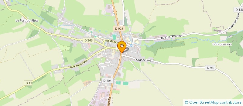 localisation de l'entreprise SCI 40 PLACE DU GENERAL DE GAULLE  FRUGES