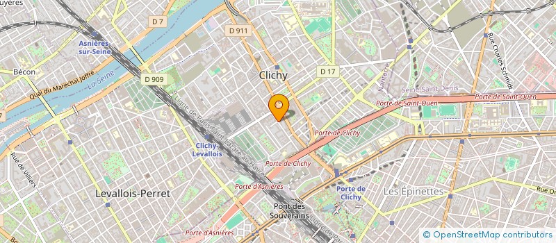 localisation de l'entreprise SCI 40 RUE DE PARIS à CLICHY