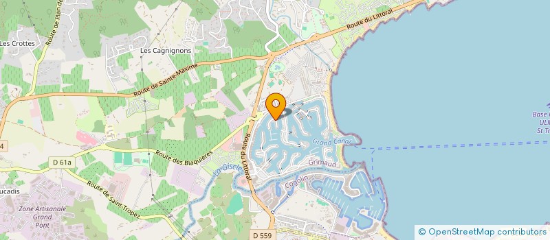 localisation de l'entreprise SCI 40 RUE DU FER A CHEVAL à GRIMAUD