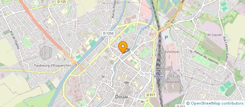 localisation de l'entreprise SCI 40 RUE MARTIN DU NORD DOUAI à DOUAI