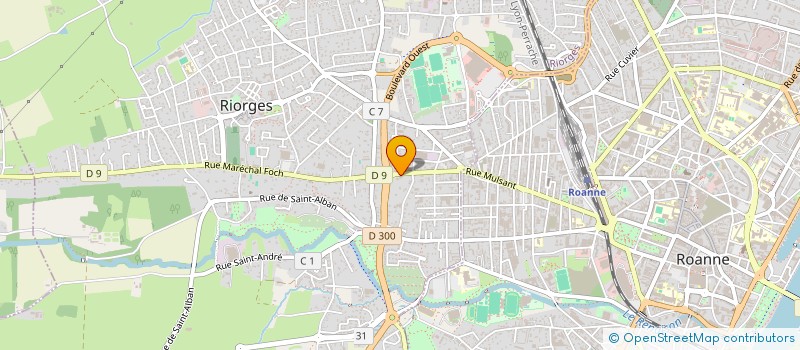localisation de l'entreprise SCI 40 RUE MARX DORMOY à RIORGES