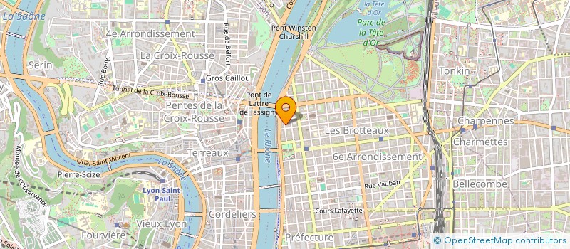 localisation de l'entreprise SCI 40 RUE TRONCHET  LYON