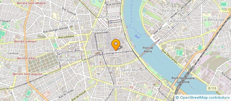 localisation de l'entreprise SCI  BORDEAUX