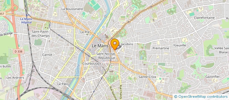 localisation de l'entreprise SCI 404 à LE MANS