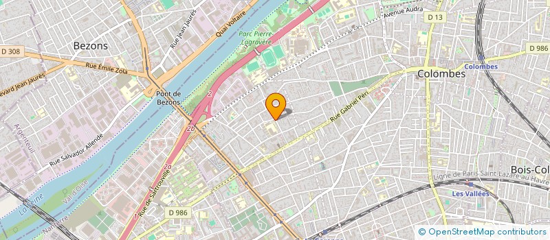 localisation de l'entreprise SCI 404 à COLOMBES