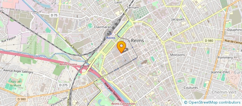 localisation de l'entreprise SCI 4042 ERLON  REIMS