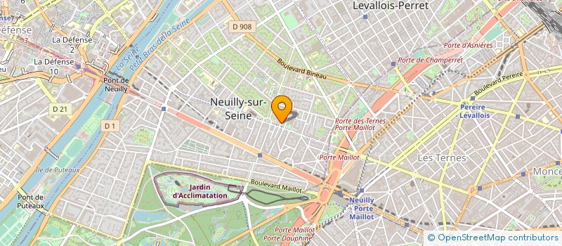 localisation de l'entreprise SCI 41-43 RUE DE CHARTRES NEUILLY SEINE à NEUILLY-SUR-SEINE