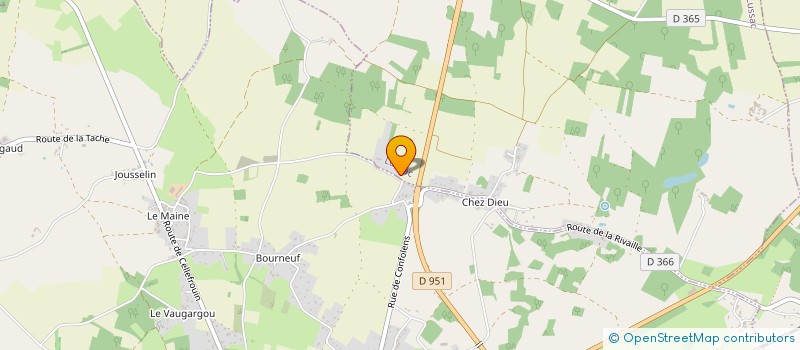 localisation de l'entreprise SCI 41 à LUSSAC