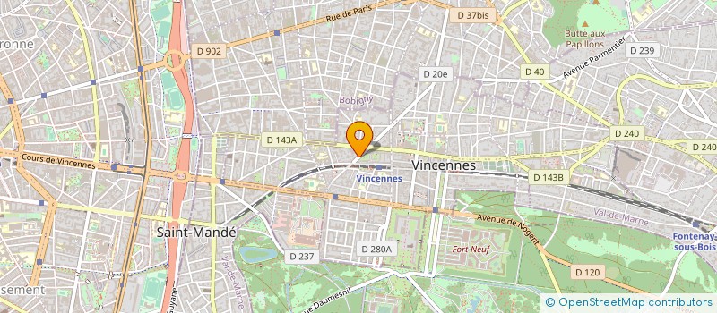 localisation de l'entreprise SCI 41 AV DE LA REPUBLIQUE à VINCENNES