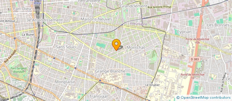 localisation de l'entreprise SCI 41 COURS DOCTEUR LONG  LYON