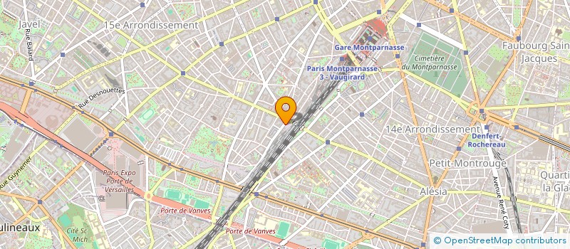 localisation de l'entreprise SCI 41 RUE CASTAGNARY à PARIS