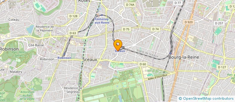 localisation de l'entreprise SCI 41 RUE DU LYCEE CRISAN à SCEAUX