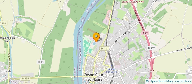 localisation de l'entreprise SCI 41 RUE SAINT-AGNAN COSNE à COSNE-COURS-SUR-LOIRE
