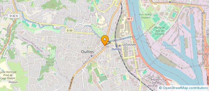 localisation de l'entreprise SCI 41 RUE VAUBECOUR CHESNARD  OULLINS-PIERRE-BENITE