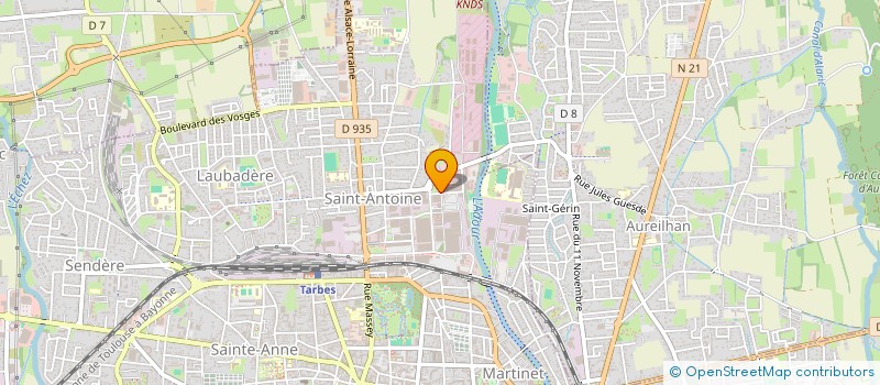 localisation de l'entreprise SCI 411  TARBES