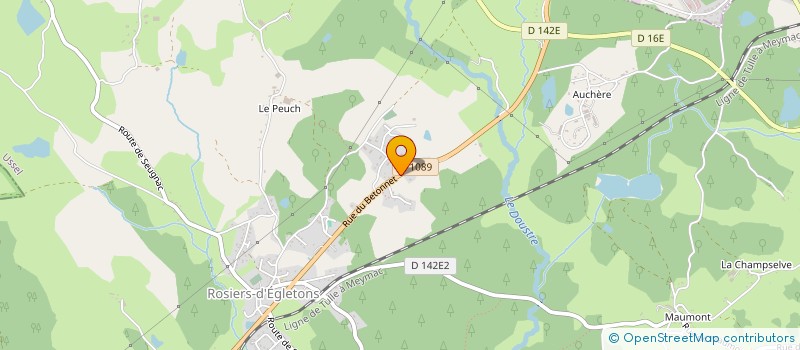 localisation de l'entreprise SCI 42  ROSIERS D'EGLETONS