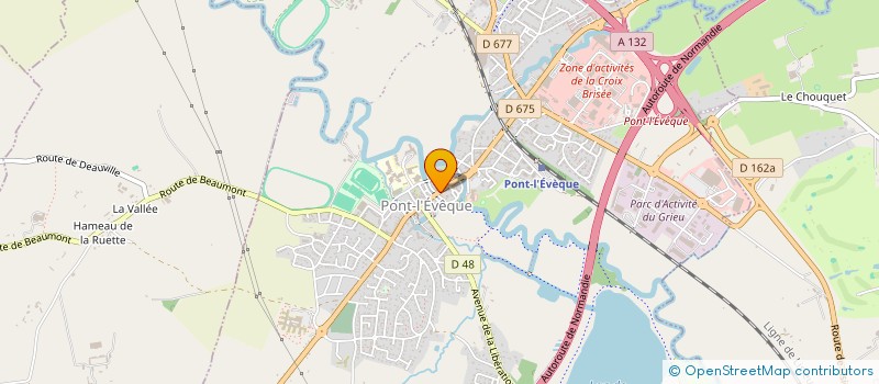 localisation de l'entreprise SCI 42  PONT L'EVEQUE