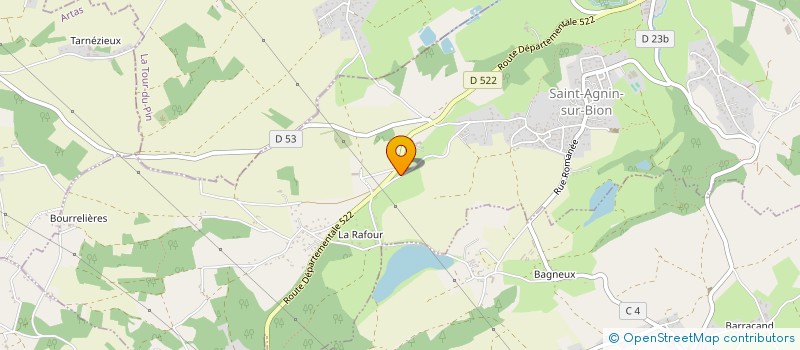 localisation de l'entreprise SCI 42  SAINT-AGNIN-SUR-BION