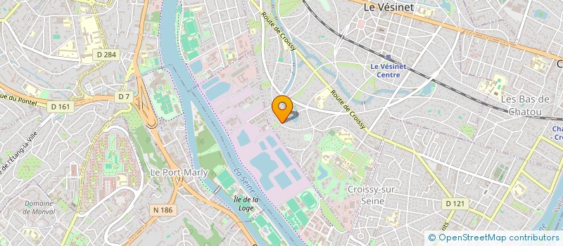 localisation de l'entreprise SCI 42 ALL DU LAC INFERIEUR  LE VESINET