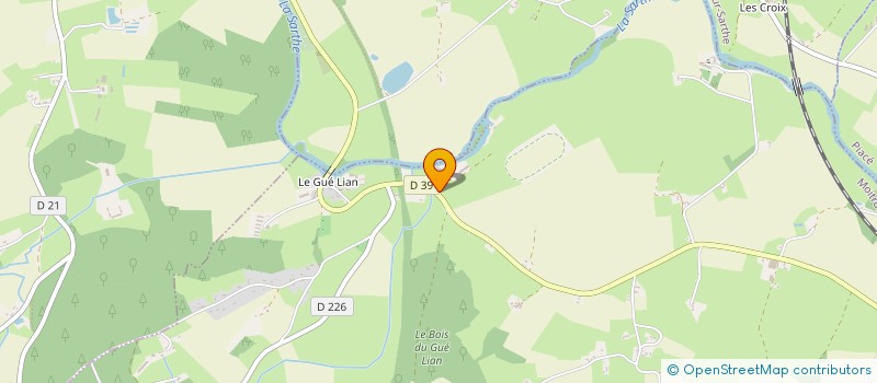 localisation de l'entreprise SCI 42 AV DU DR DURAND  MOITRON-SUR-SARTHE