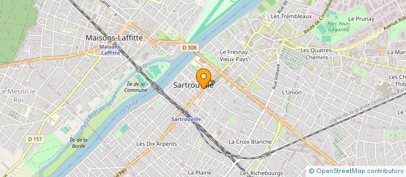 localisation de l'entreprise SCI 42 AV JEAN-JAURES à SARTROUVILLE