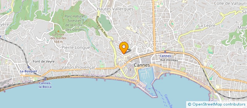 localisation de l'entreprise SCI 42 BATELIER à CANNES