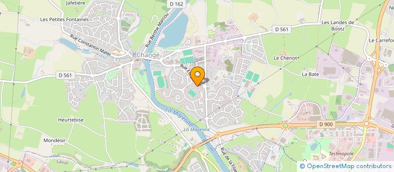 localisation de l'entreprise SCI 42 LA FONTERIE  CHANGE