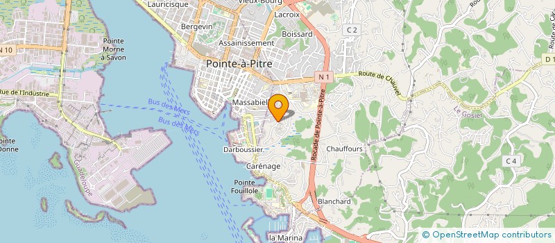 localisation de l'entreprise SCI 42 RUE A.R. BOISNEUF PIERRE VIRGINIE à LES ABYMES