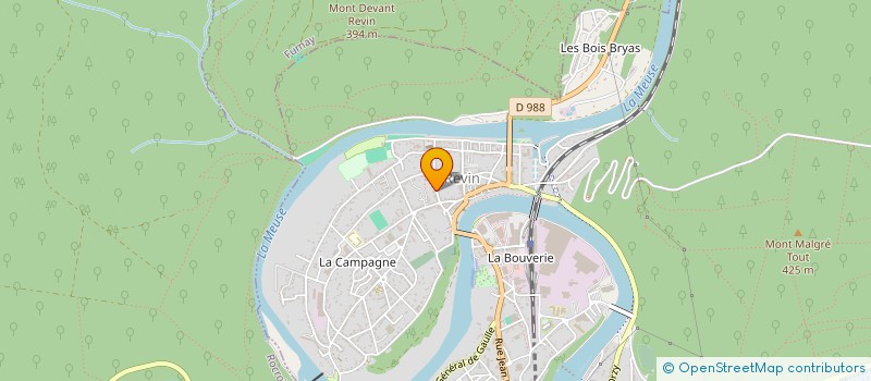 localisation de l'entreprise SCI 42 RUE ETIENNE DOLET à REVIN