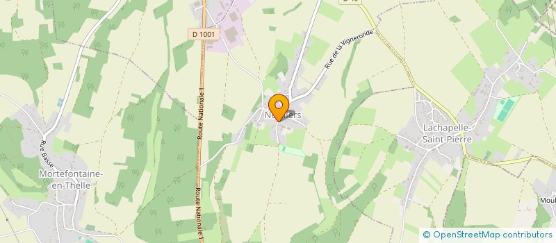 localisation de l'entreprise SCI  STE GENEVIEVE