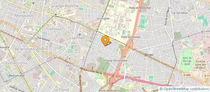 localisation de l'entreprise SCI 425  BRON