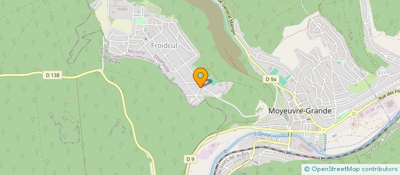 localisation de l'entreprise SCI 42A FABERT  MOYEUVRE-GRANDE