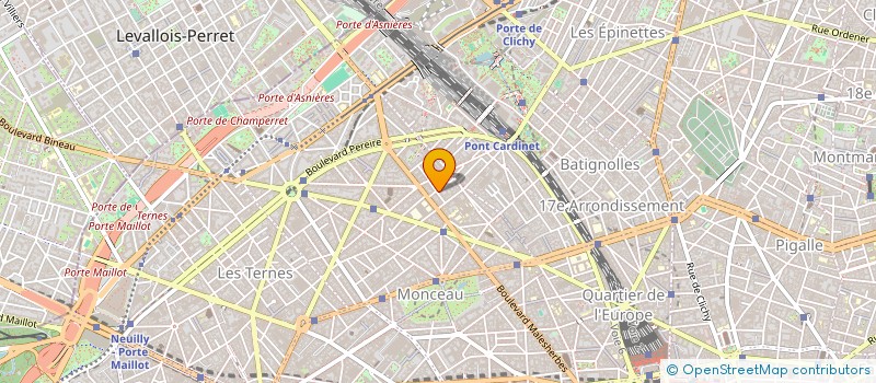 localisation de l'entreprise SCI 42R MARIUS AUFAN LEVALLOIS à PARIS