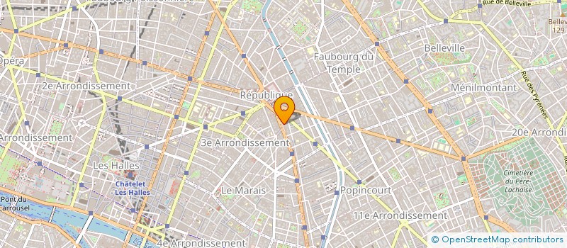 localisation de l'entreprise SCI 42TEMPLE  PARIS