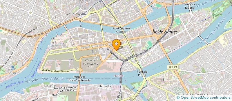 localisation de l'entreprise SCI 43 à NANTES