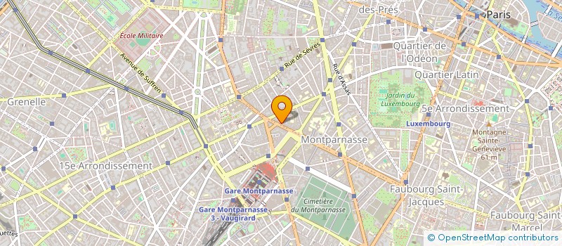 localisation de l'entreprise SCI 43 A 45 BD MONTPARNASSE  A PARIS  PARIS