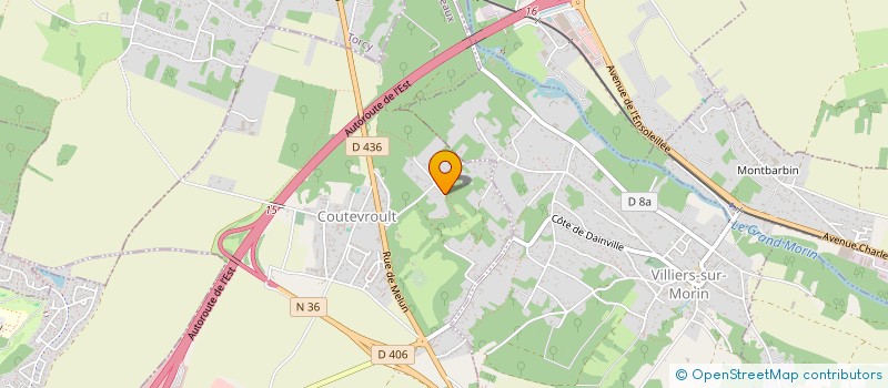 localisation de l'entreprise SCI 43 BOULEVARD LORIMY COULOMMIERS  PIERRE-LEVEE