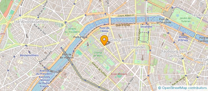 localisation de l'entreprise SCI 43 BOURDONNAIS  PARIS