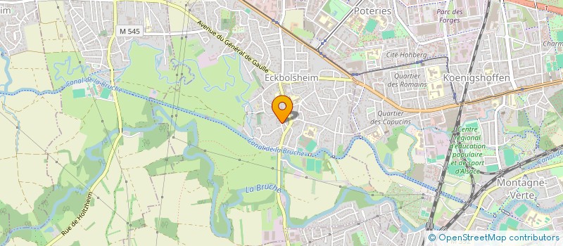 localisation de l'entreprise SCI 43 CLEM  ECKBOLSHEIM