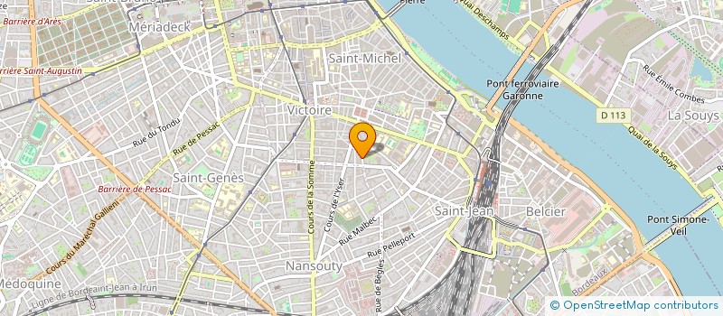 localisation de l'entreprise SCI 43 R DE BEGLES  BORDEAUX