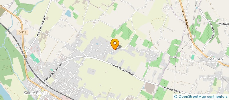 localisation de l'entreprise SCI 44 ET 46 RUE DU DOCTEUR COURRET  SAINTE-BAZEILLE