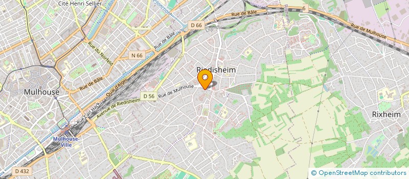 localisation de l'entreprise SCI 44 HUBNER  RIEDISHEIM