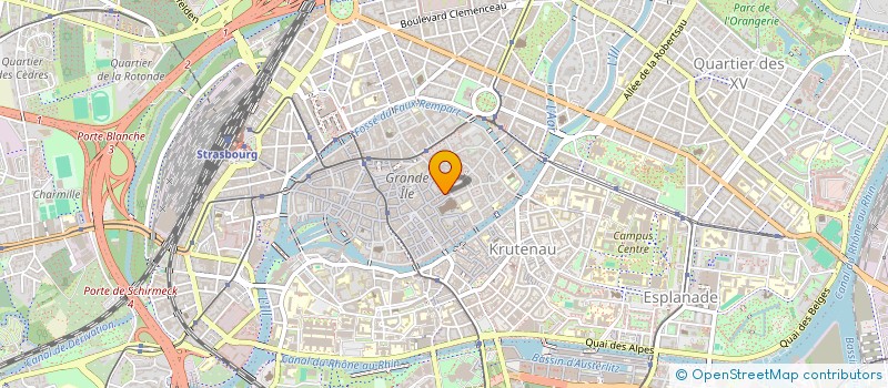 localisation de l'entreprise SCI 44 R DES HALLEBARDES  STRASBOURG