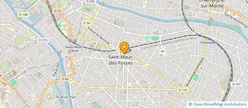 localisation de l'entreprise SCI 44 R GEDEFROY CAVAIGNAC à SAINT-MAUR-DES-FOSSES