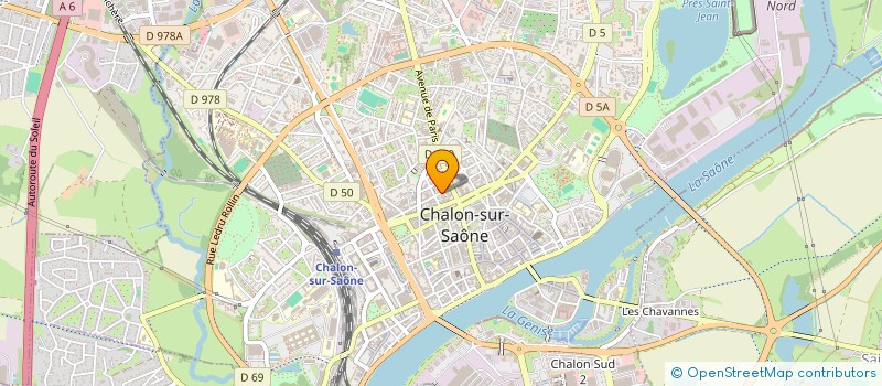 localisation de l'entreprise SCI 44 RUE D'AUTUN à CHALON-SUR-SAONE
