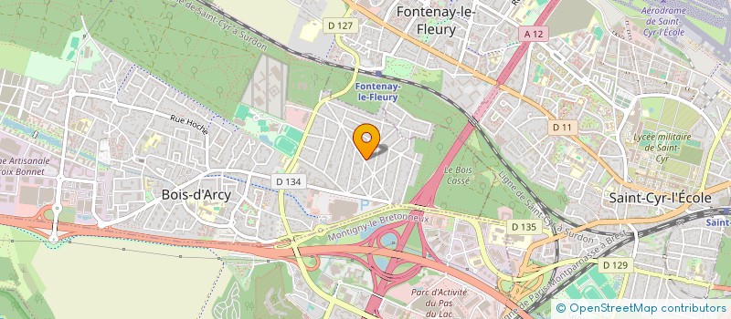 localisation de l'entreprise SCI 44 RUE GABRIEL PERI  BOIS-D'ARCY